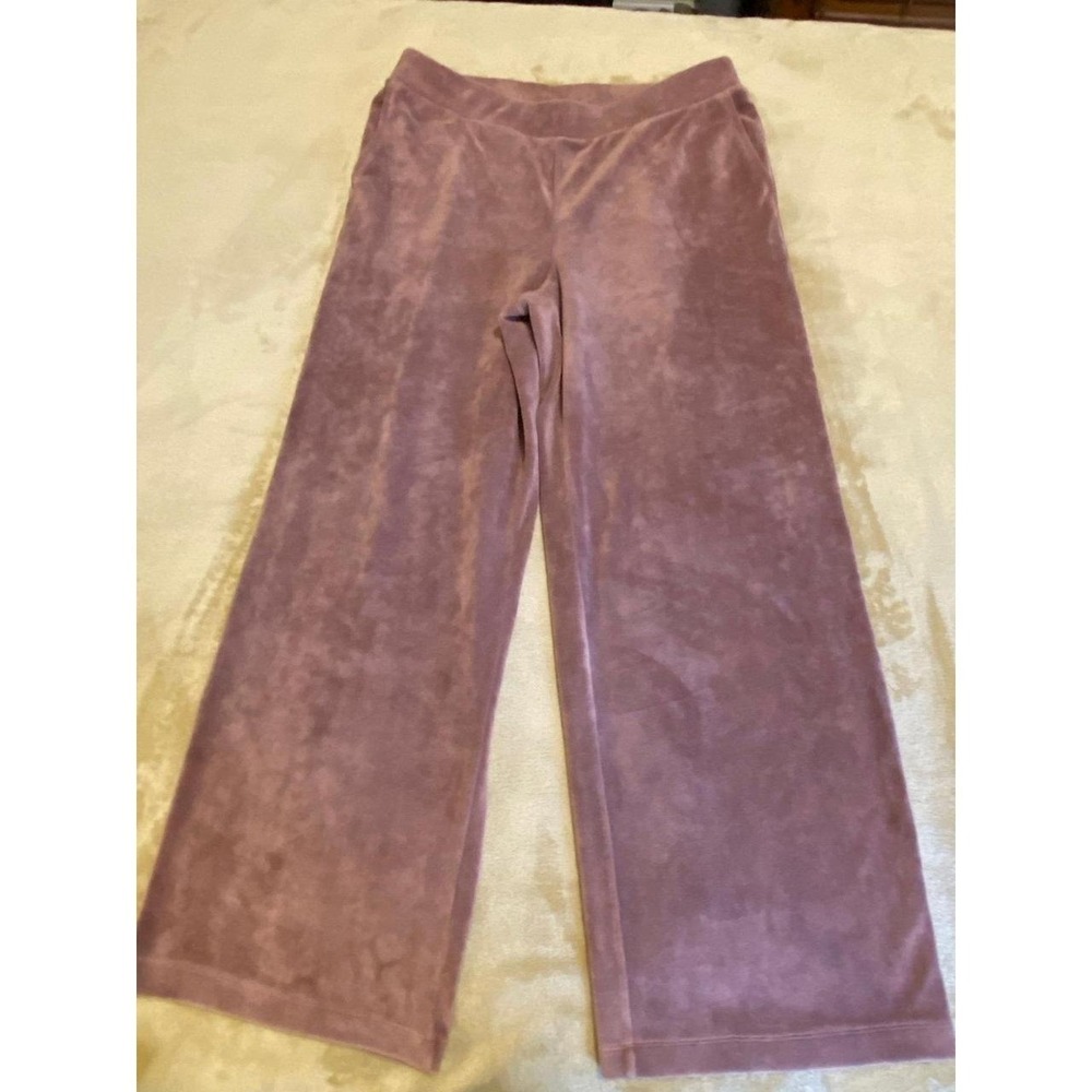 J Jill Pants Women Crushed Velour Medium Wide Leg Velvet Lounge Pure Jill sbag